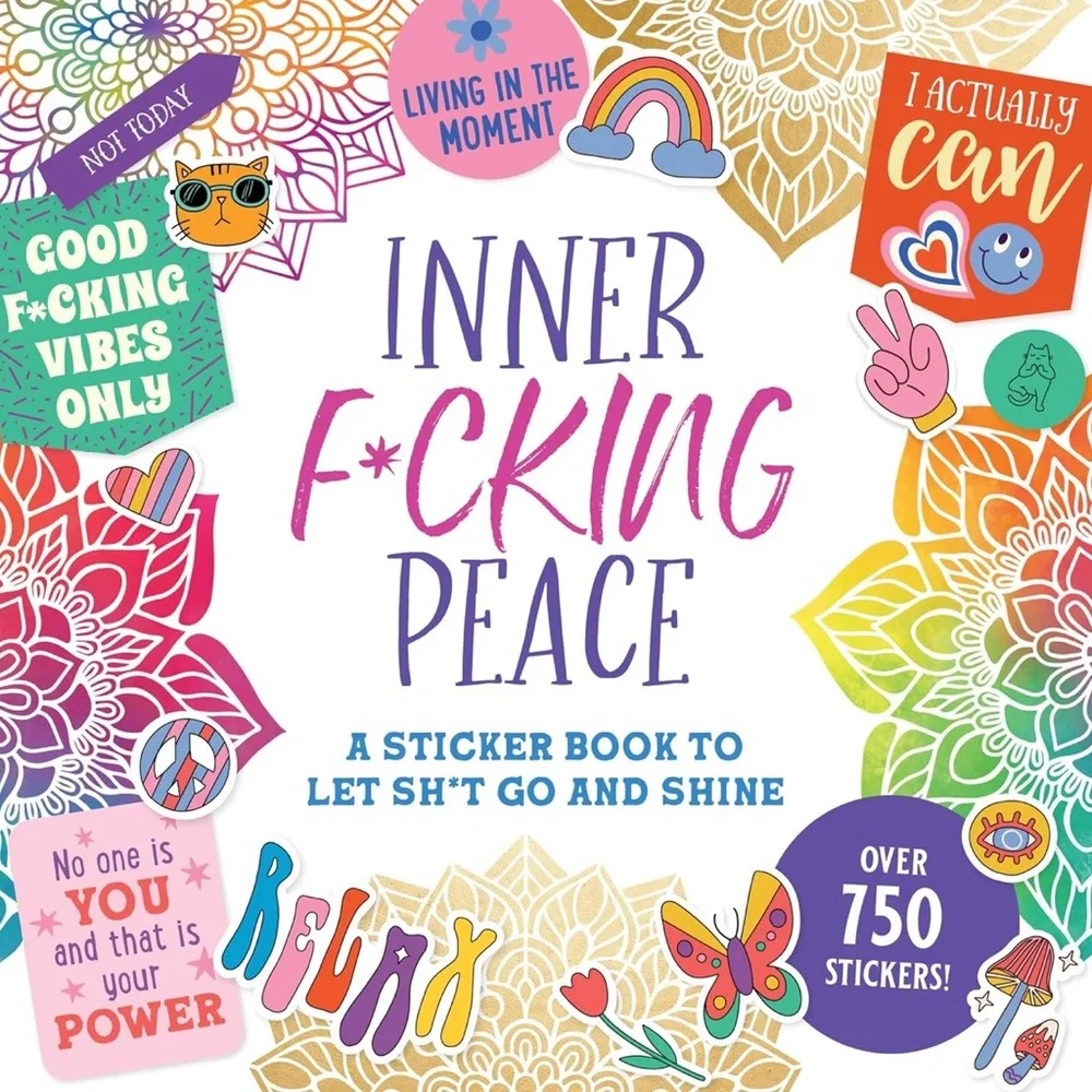 Inner F*cking Peace Sticker Book